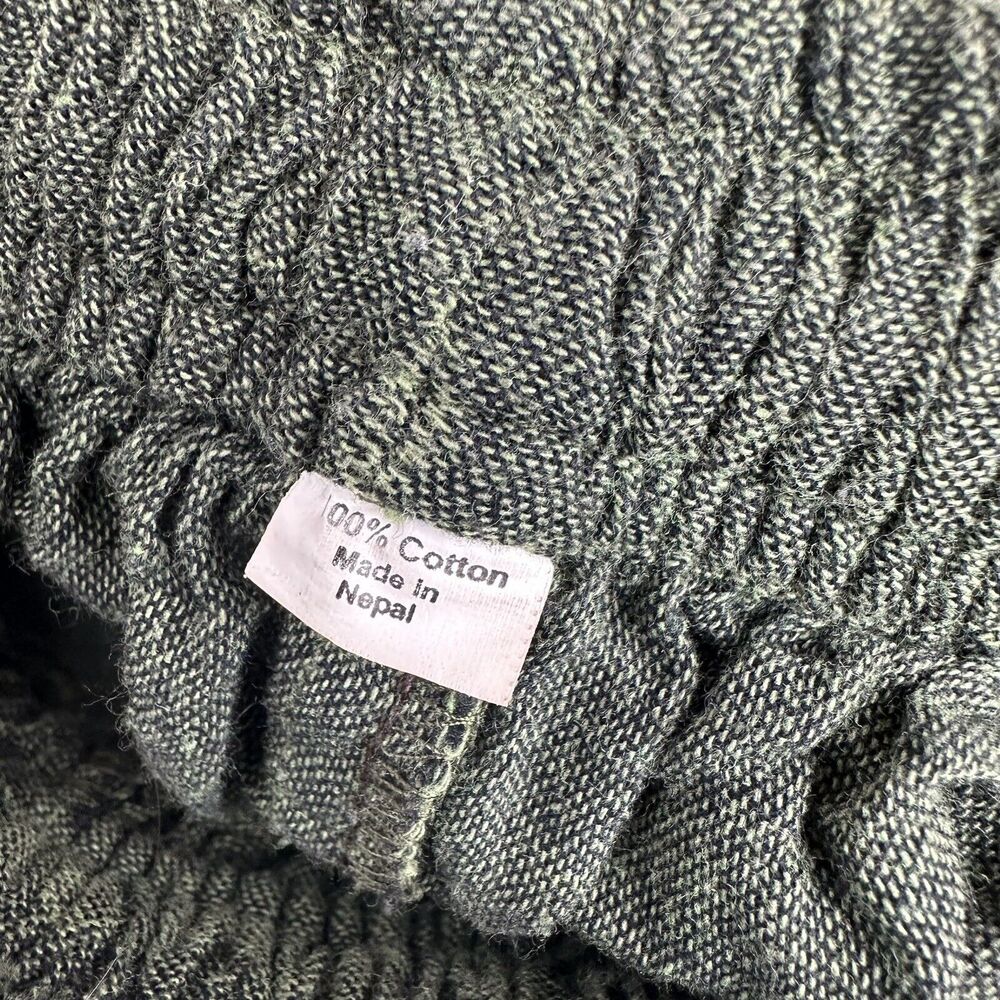 nepal cotton drawstring pants zip pockets yoga festival patchwork - Picture 5 of 5
